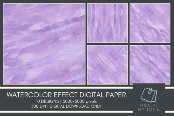 Download Watercolor Effect Design Digital Paper - Watercolor effect Collection