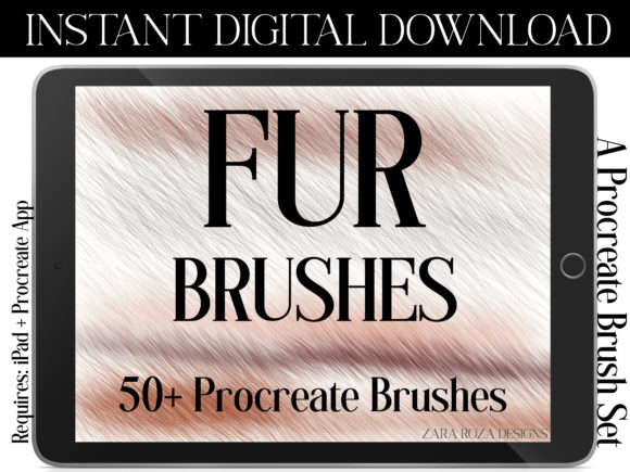 Download Procreate Fur and Hair Brush Pack - Hair brush Collection