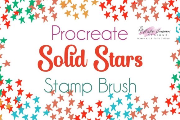Download Solid Stars Procreate Stamp Brush - Star Collection