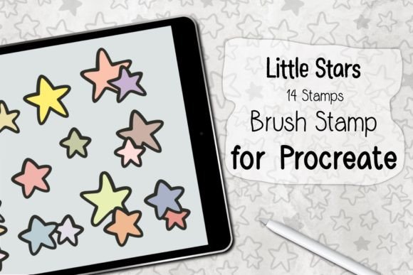 Download ‪Little Stars Procreate Brush Stamp‬ - Star Collection