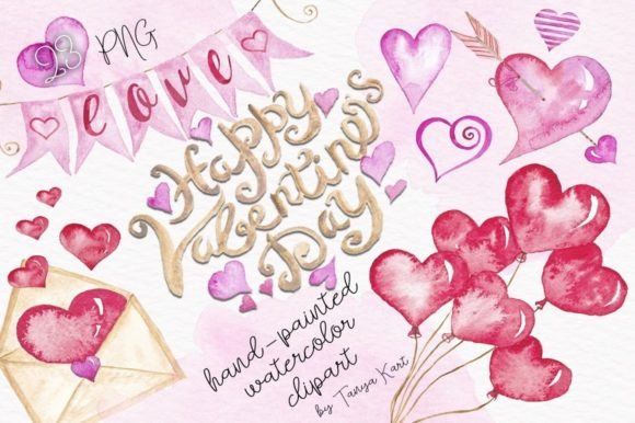 Download Happy Valentines Day Hand Painted - Paint Collection