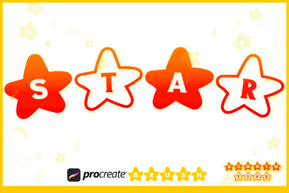 Download Procreate Brush Star Independence Letter - Star Collection