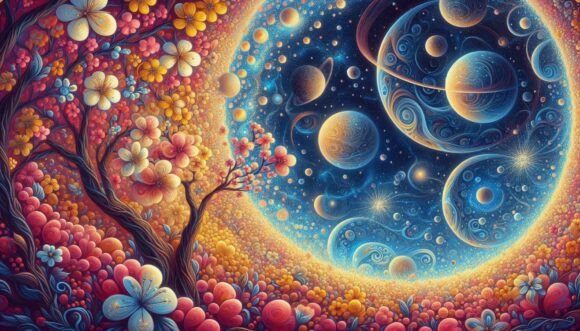 Download Blossom Universe Painting - Paint Collection