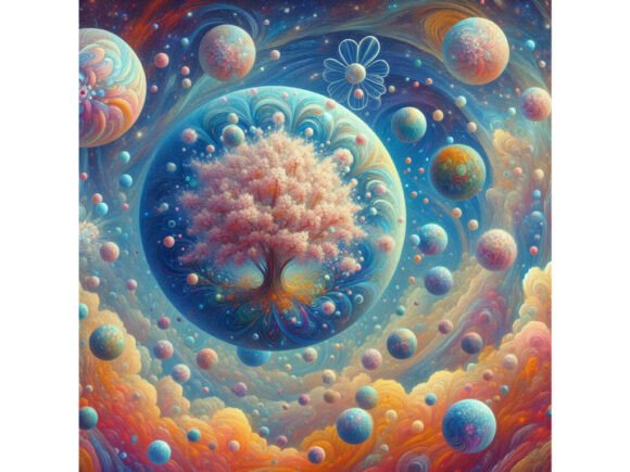 Download Blossom Universe Painting - Paint Collection
