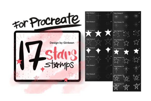 Download Stars Procreate Brushes - Star Collection