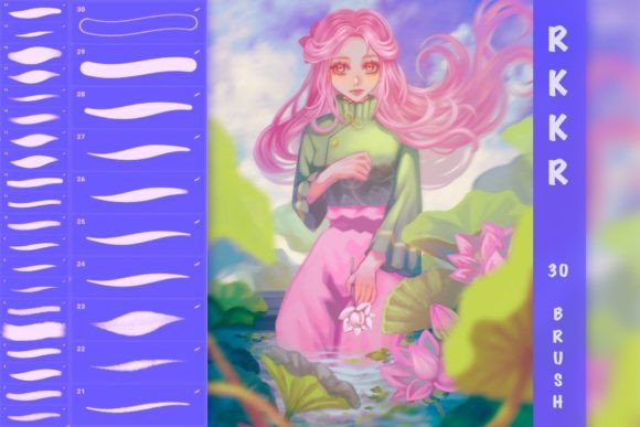 Download Anime Painting Brushes for Procreate - Paint Collection