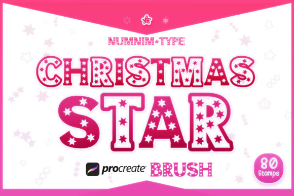 Download Procreate Brush Christmas Star Alphabets - Star Collection