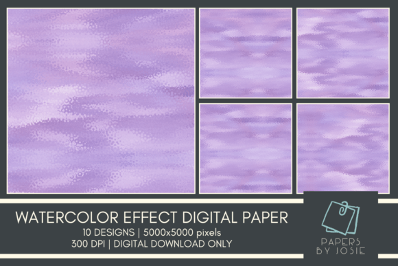 Download Watercolor Effect Design Digital Paper - Watercolor effect Collection