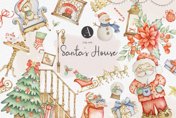 Download Watercolor Merry Christmas Clipart - Merry christmas Collection